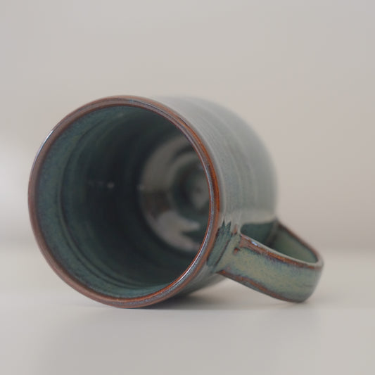 Large Variegated Blue Mug