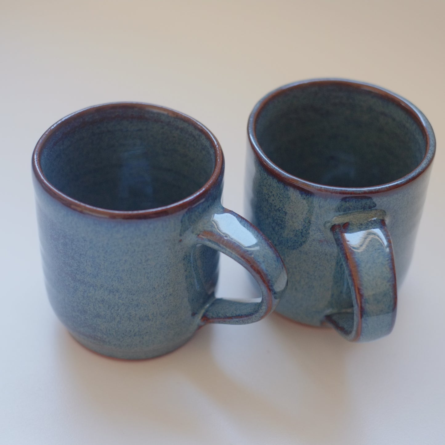 Small Blue Mugs