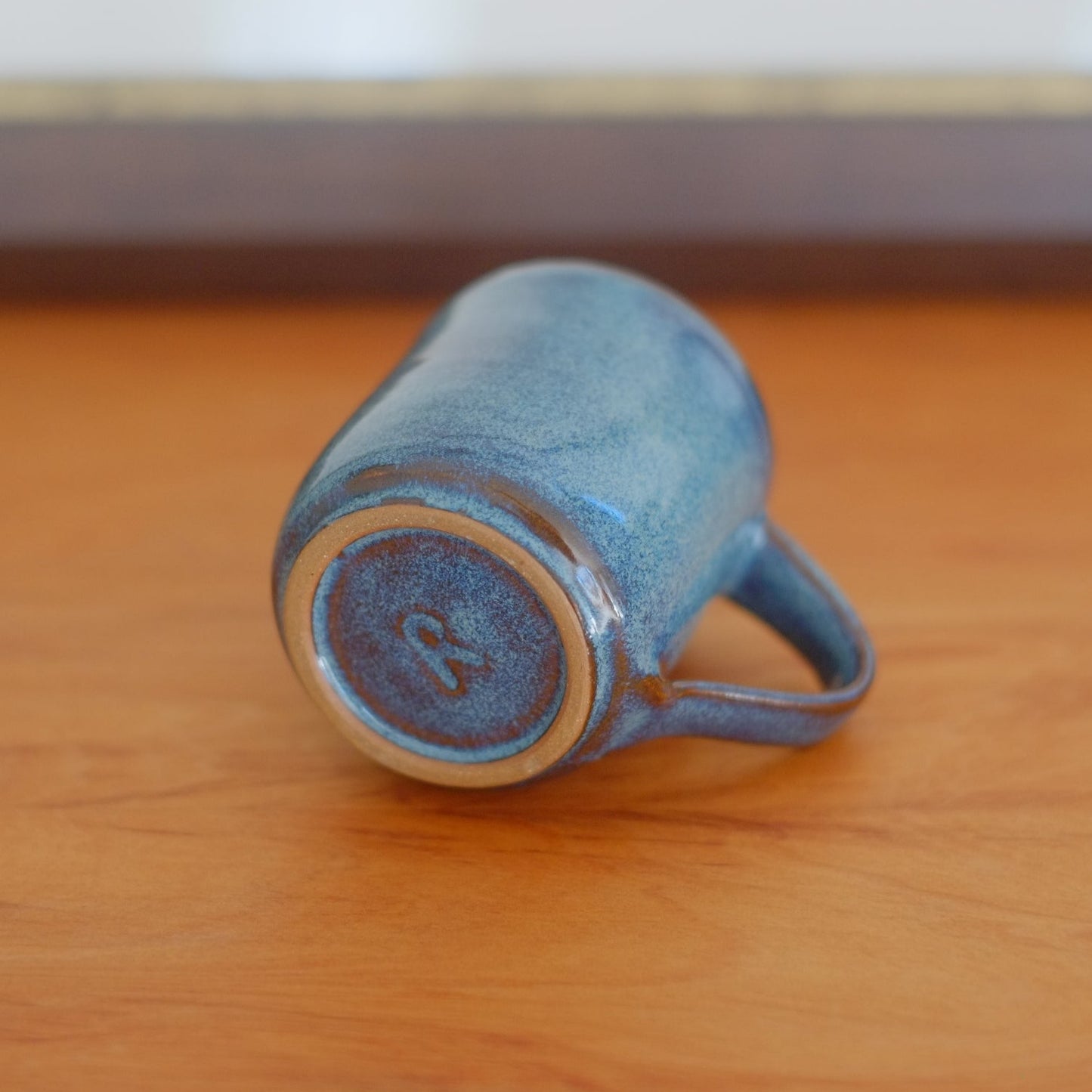 Espresso mug, variegated blue