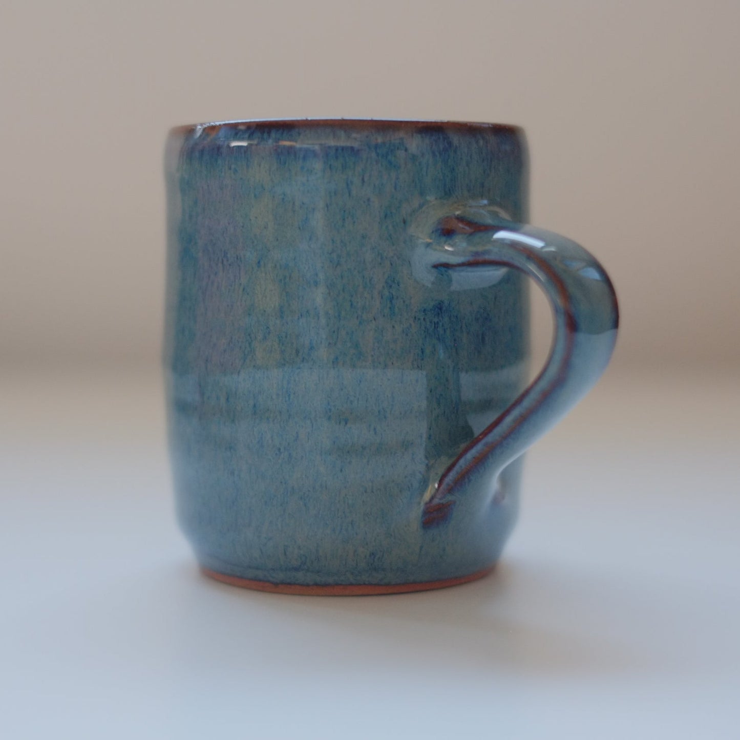 Small mug in variegated blue