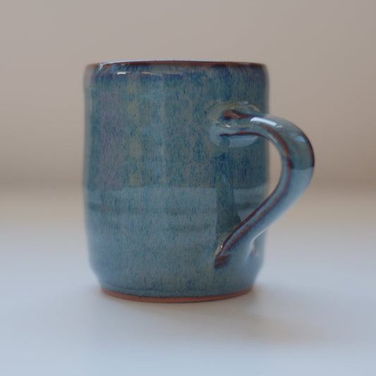 Small mug in variegated blue