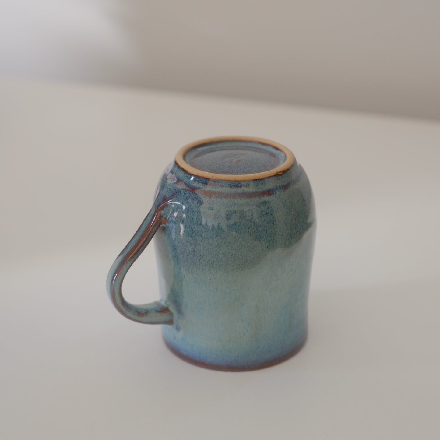 Large Variegated Blue Mug