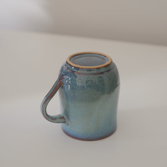 Large Variegated Blue Mug