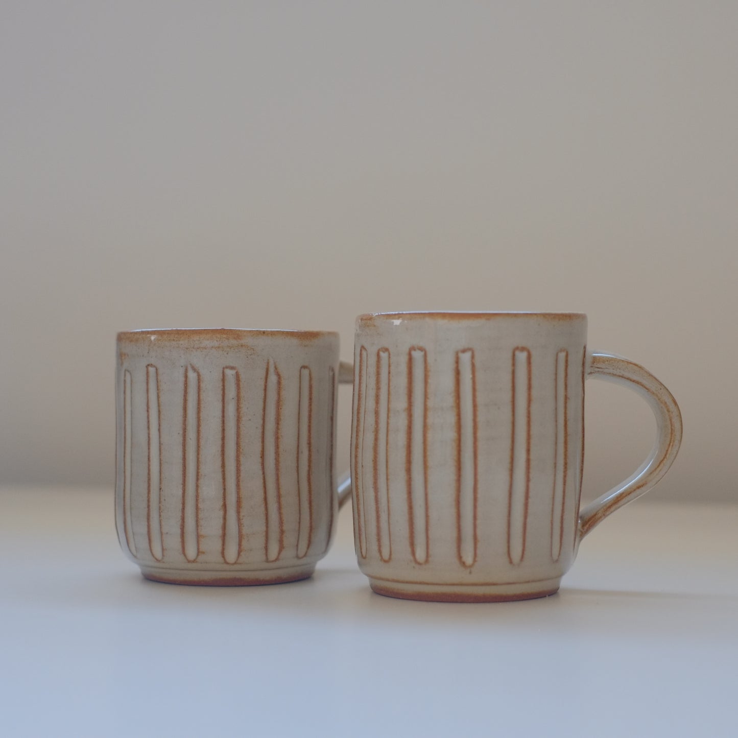 Small Cream Mugs