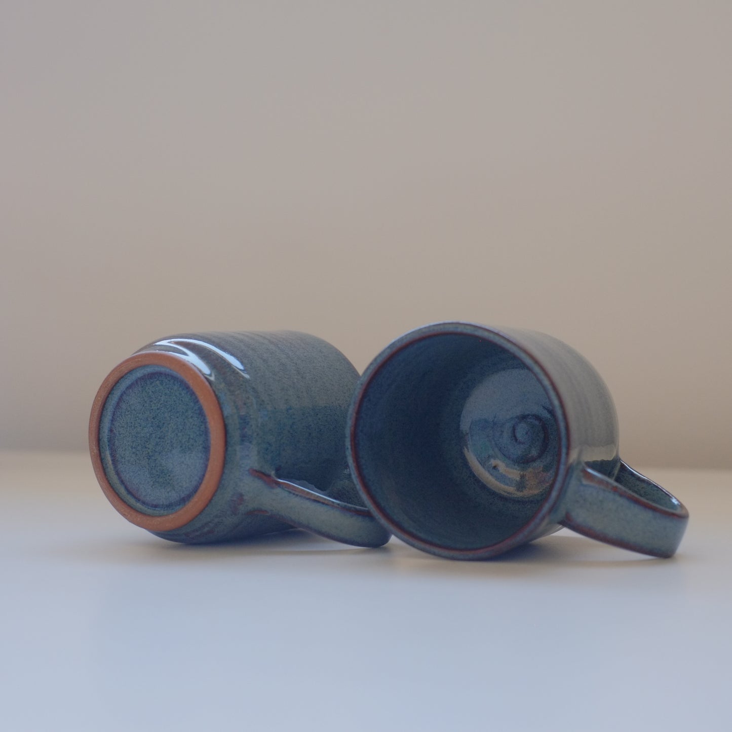 Small Blue Mugs