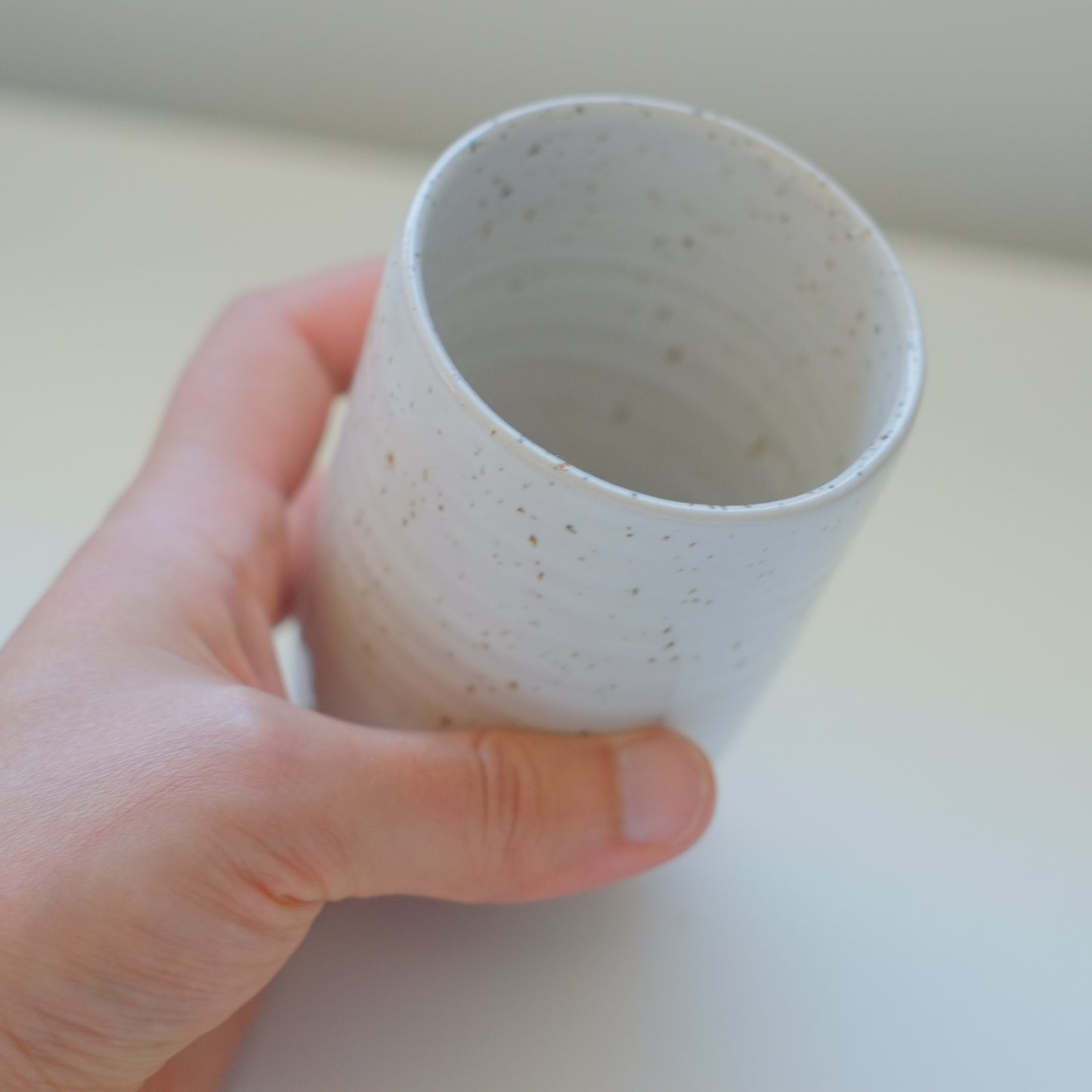 Speckled White Tumbler