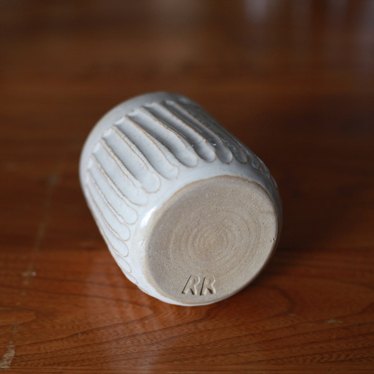 Medium Carved Tumbler with Indent