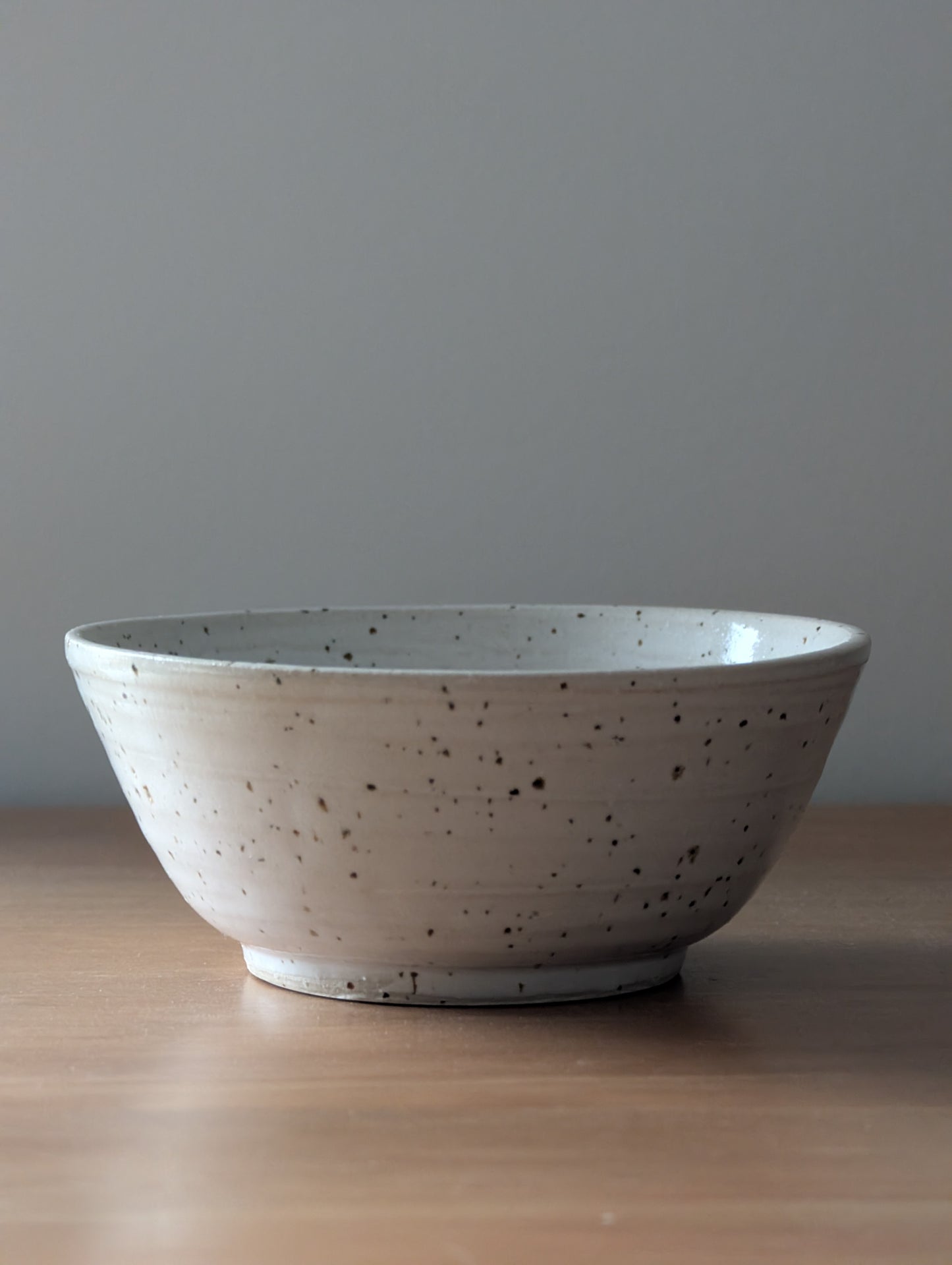 Small speckled white bowl